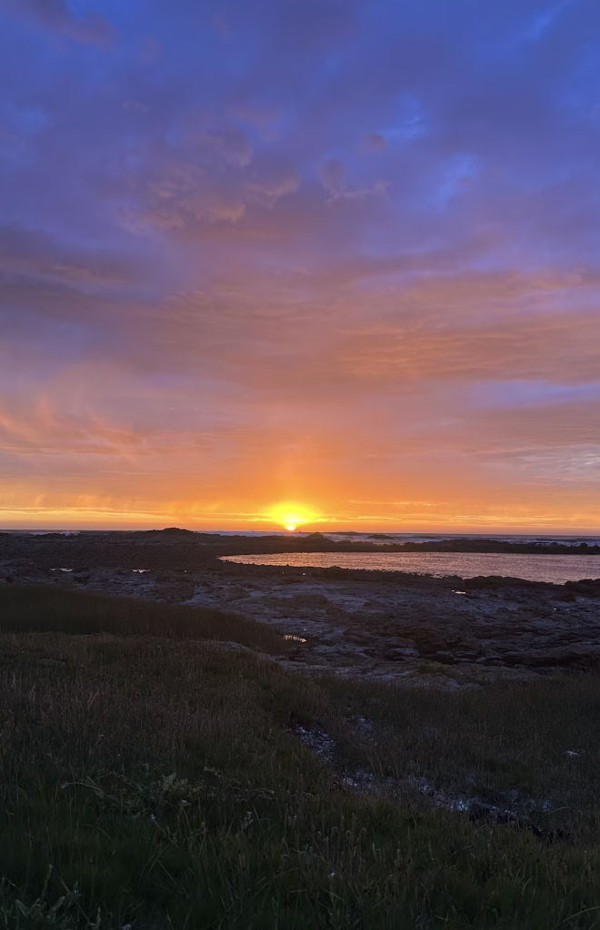 A sunset in Northwest Tasmania